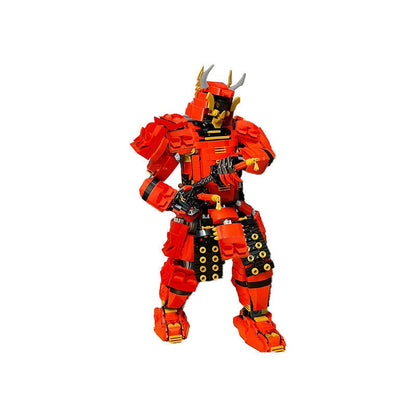 Demon Samurai Mech MOC Building Kit | Fantasy Robot Figure Model - 2