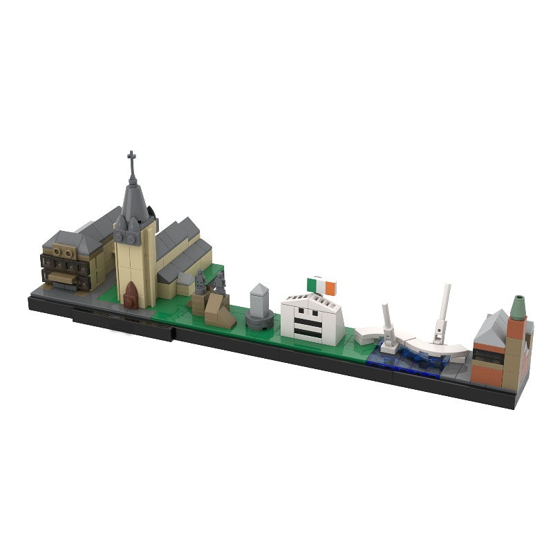 Derry Skyline MOC Building Kit | Irish City Architecture Model - 2