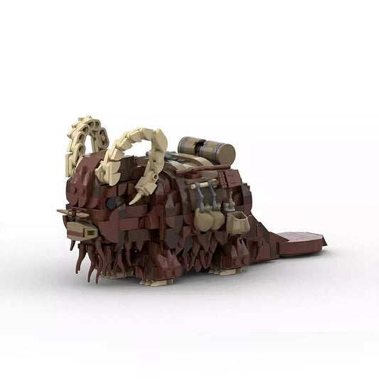 Desert Beast Transport With Nomad Rider MOC Building Kit | Fantasy Vehicle - 1