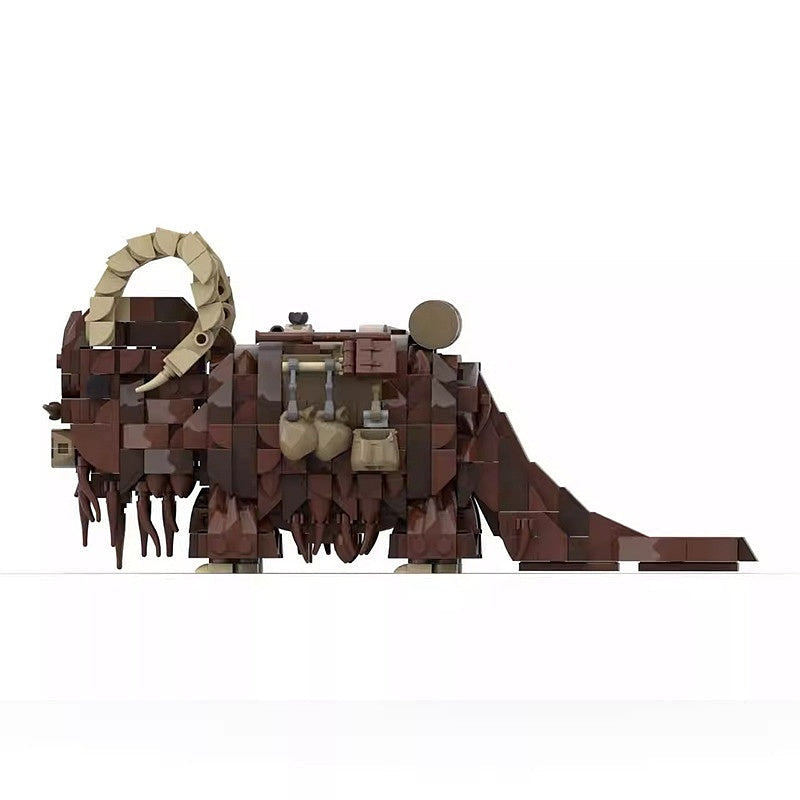 Desert Beast Transport With Nomad Rider MOC Building Kit | Fantasy Vehicle - 5