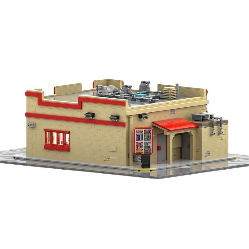 Desert Chicken Fast-Food Restaurant Modular Building Kit | LEGO-Compatible MOC - 3