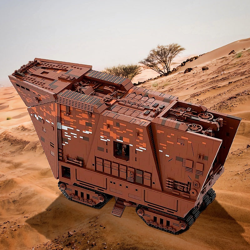 Desert Crawler Playscale Space Vehicle MOC Building Kit - 3