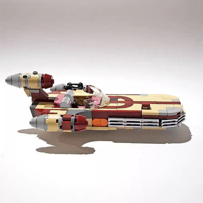Desert Hover Landspeeder MOC Building Kit | Futuristic Space Vehicle - 3