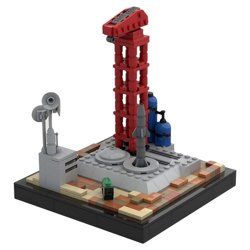 Desert Missile Silo Launch Site MOC Building Kit - 2