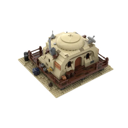 Desert Outpost House MOC Sci-Fi Architecture Building Kit - 3
