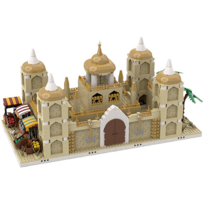Desert Palace for a Modular Desert Village Building Kit | Compatible MOC - 3