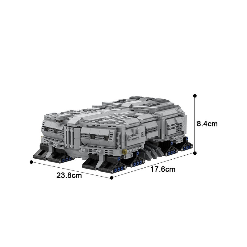 Desert Planet Spice Crawler Building Kit | LEGO-Compatible MOC - 4