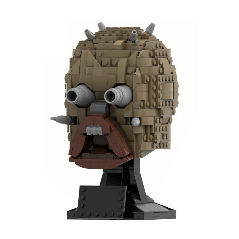 Desert Raider Mask Bust MOC Building Kit - 1