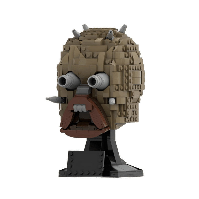 Desert Raider Mask Bust MOC Building Kit - 4