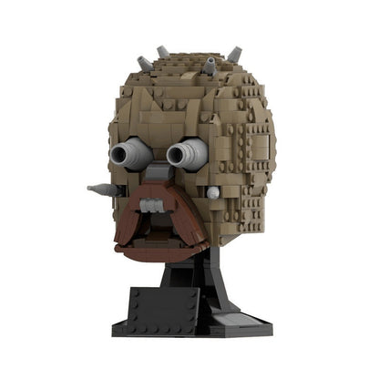 Desert Raider Mask Bust MOC Building Kit - 4