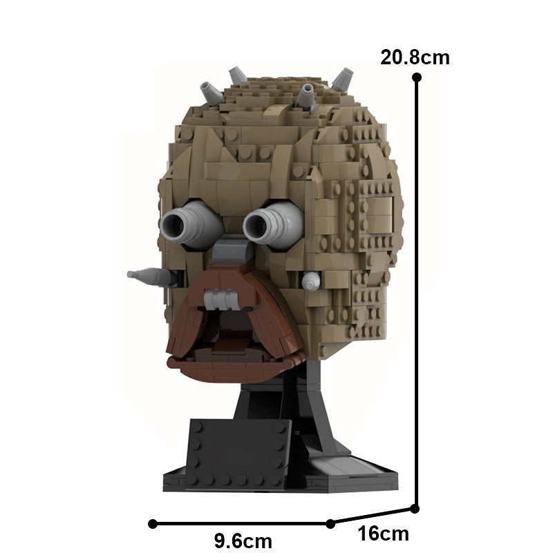 Desert Raider Mask Bust MOC Building Kit - 5