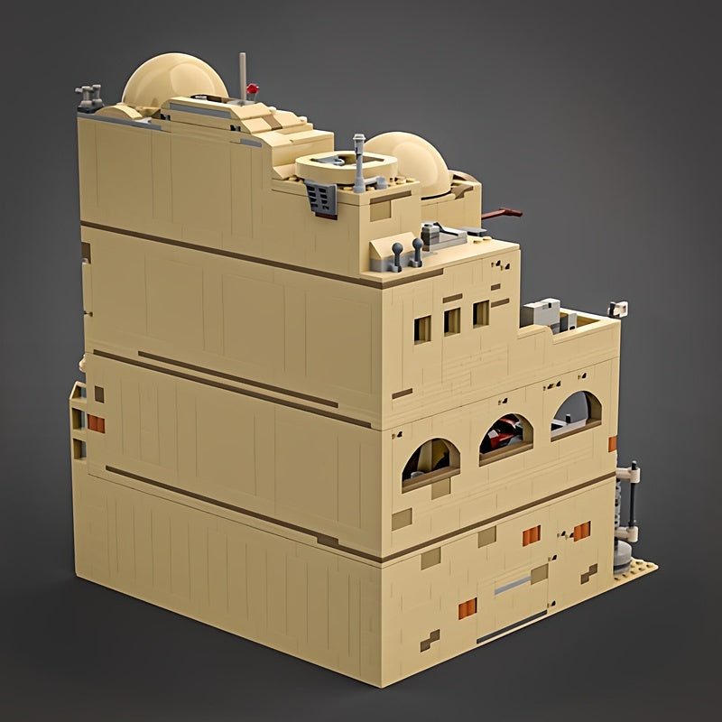 Desert Spaceport Cantina MOC Sci-Fi Architecture Building Kit - 3