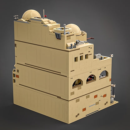 Desert Spaceport Cantina MOC Sci-Fi Architecture Building Kit - 3