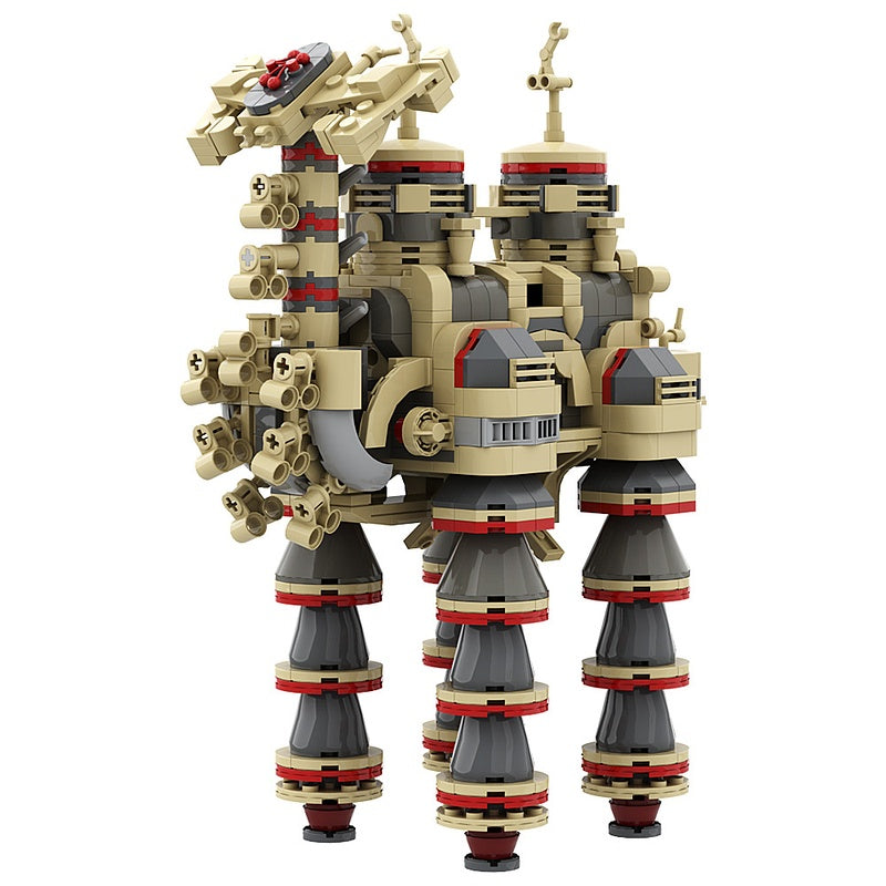 Desert Storm Ancient Mechanical Elephant Guardian Building Kit | LEGO-Compatible MOC - 2