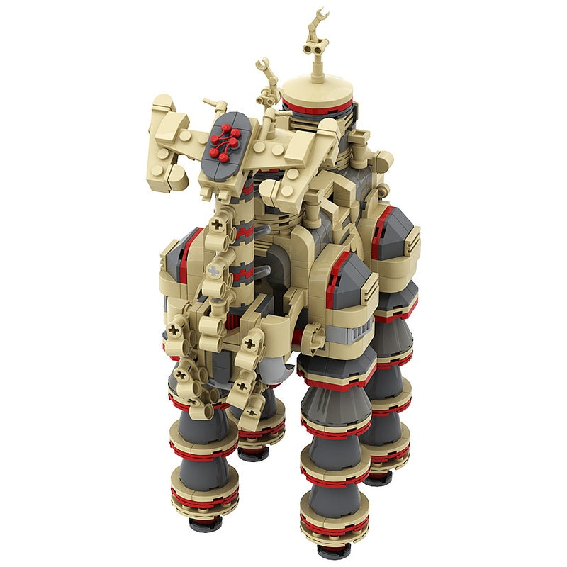 Desert Storm Ancient Mechanical Elephant Guardian Building Kit | LEGO-Compatible MOC - 5