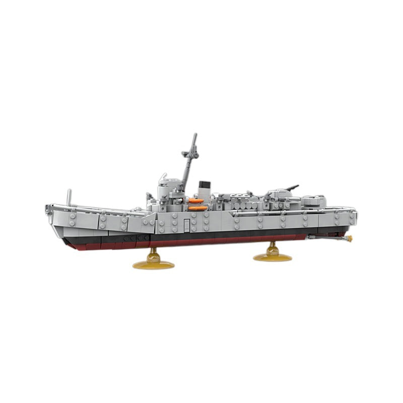 Destroyer Ship Building Kit | LEGO-Compatible MOC - 1