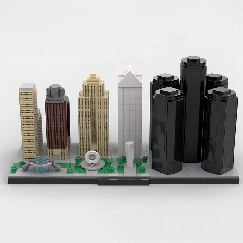 Detroit Michigan Skyline Building Kit | LEGO-Compatible MOC - 3