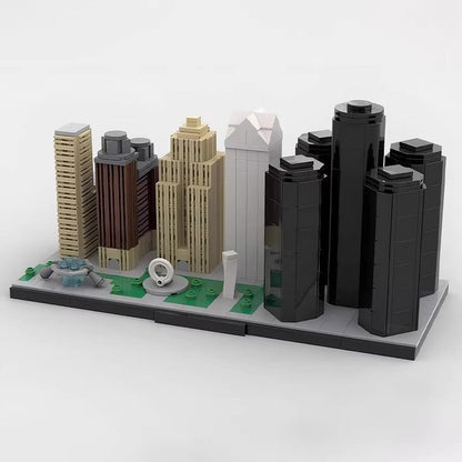Detroit Michigan Skyline MOC Building Kit | City Architecture Model - 2