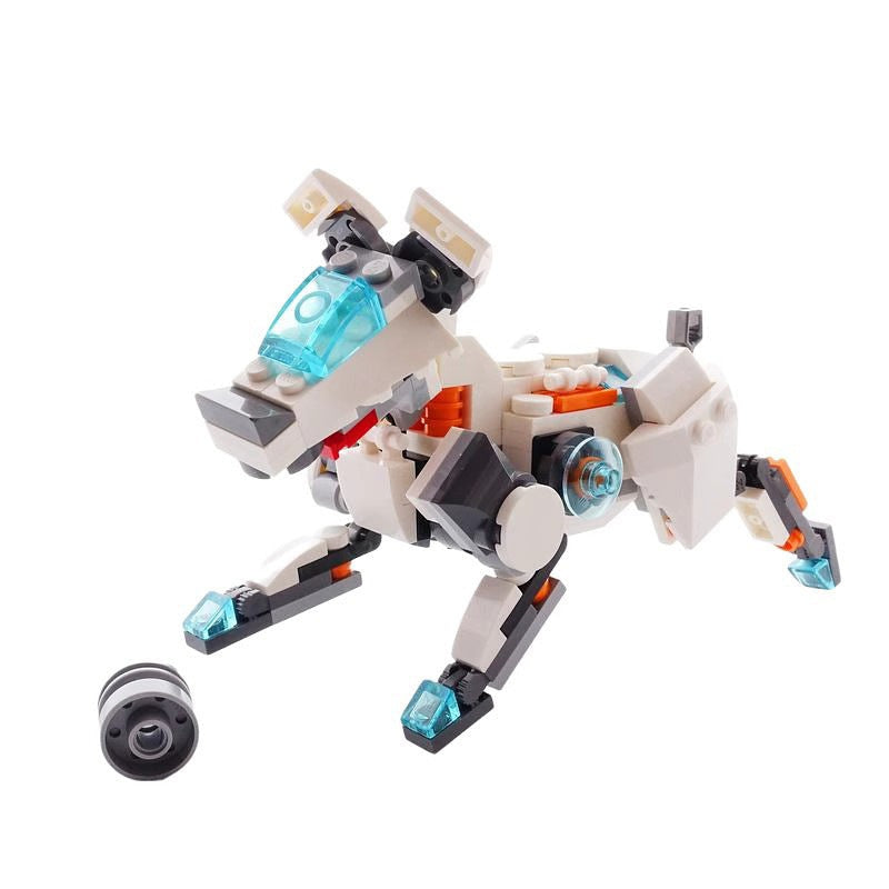 Dog Mech MOC Building Kit | Futuristic Robotic Canine Model - 1