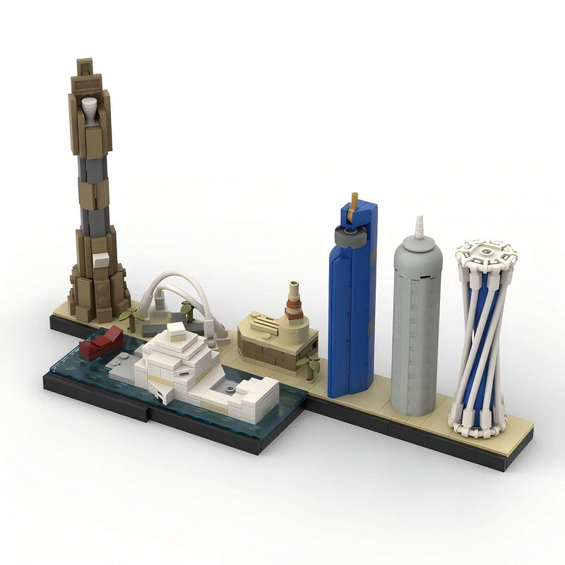 Doha skyline Building Kit | LEGO-Compatible MOC - 2