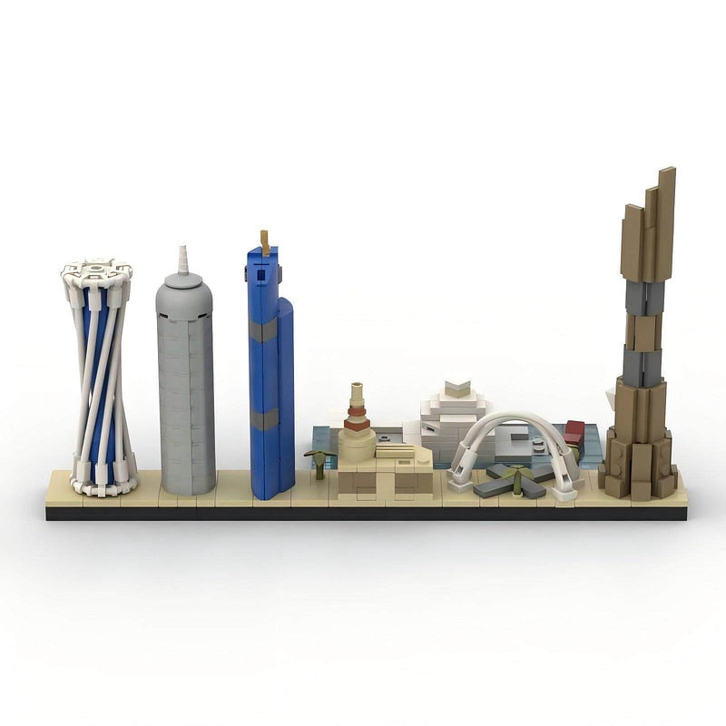 Doha skyline Building Kit | LEGO-Compatible MOC - 3