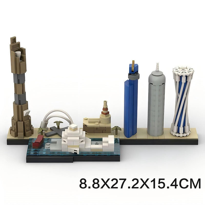 Doha skyline Building Kit | LEGO-Compatible MOC - 5