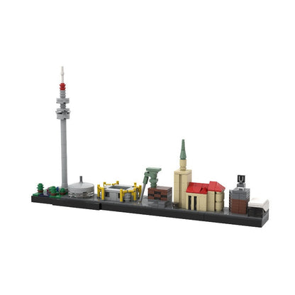 Dortmund Skyline MOC Building Kit | Ruhrgebiet City Architecture Model - 1