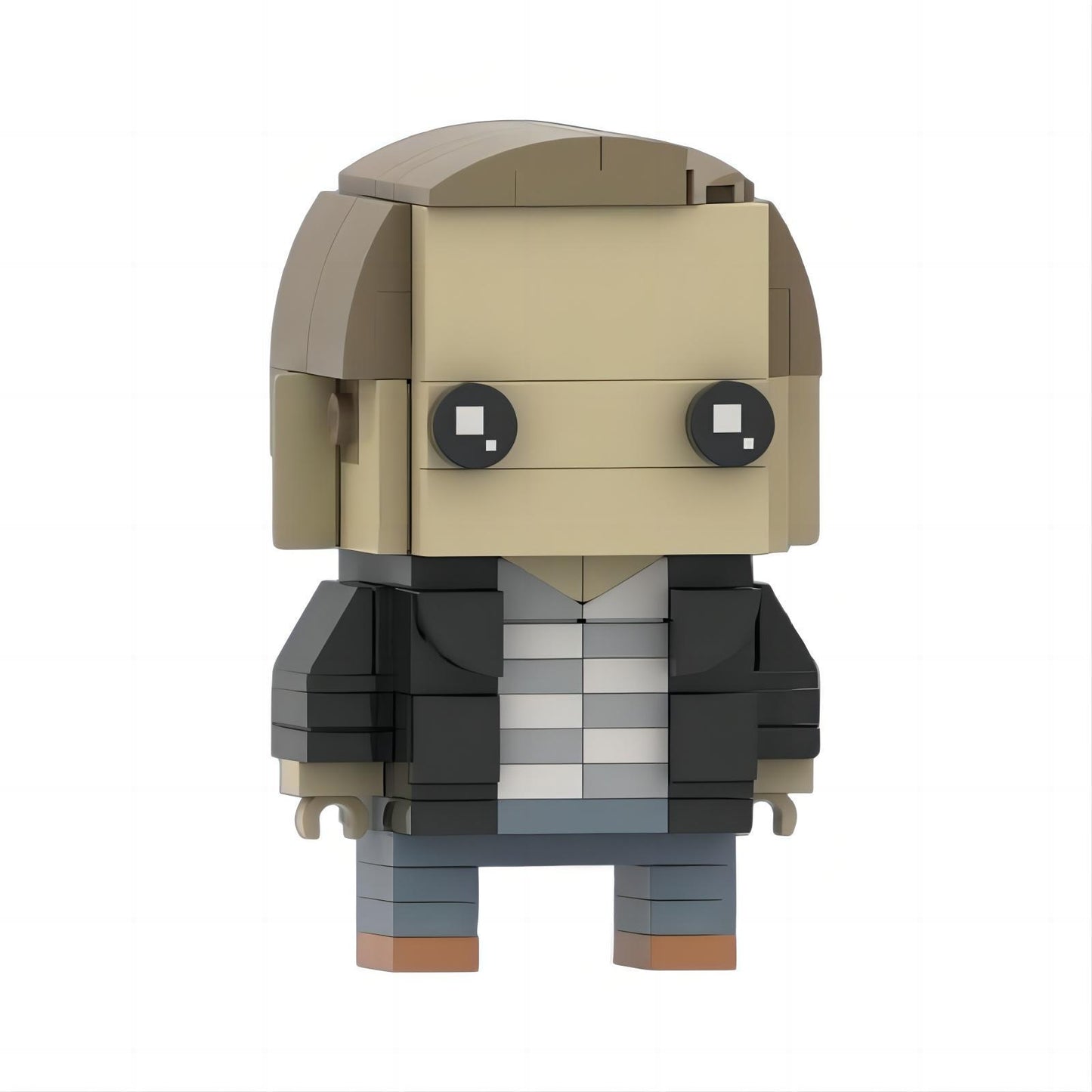 dr. watson brickheadz set | sherlock | lego-compatible detective moc - 1