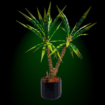 Dracaena Marginata MOC Building Kit | Dragon Tree Display Model - 2