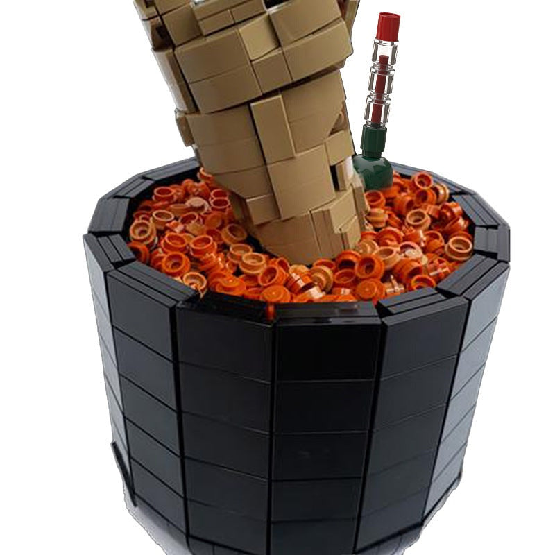 Dracaena Marginata MOC Building Kit | Dragon Tree Display Model - 3