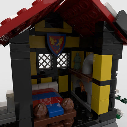 Dragon Knights Castle MOC Medieval Fantasy Architecture Building Kit - 4