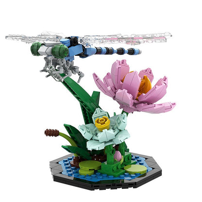 Dragonfly MOC Building Kit | Realistic Insect Animal Figure Model - 3