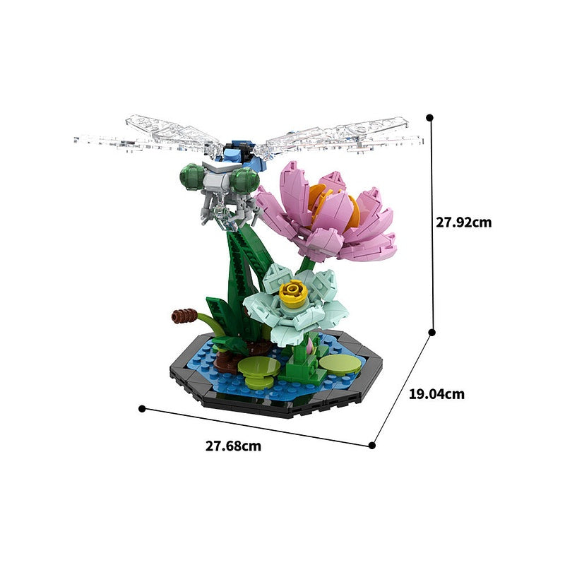 Dragonfly MOC Building Kit | Realistic Insect Animal Figure Model - 4