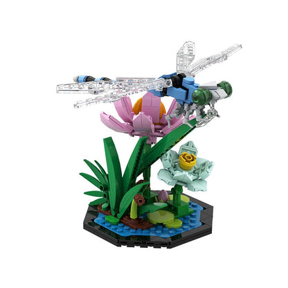 Dragonfly MOC Building Kit | Realistic Insect Animal Figure Model - 5