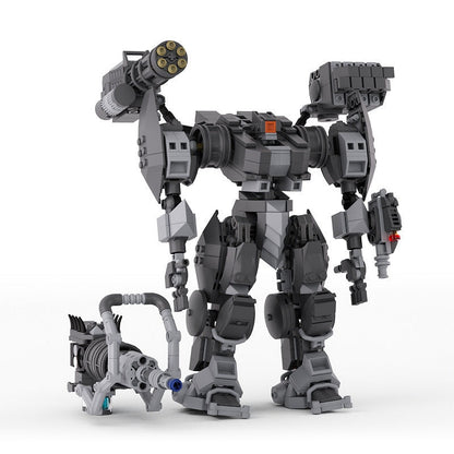 Dreadplate Heavy Weapons Platform MOC Building Kit | Sci-Fi Mecha Model - 4