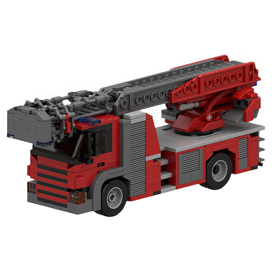 Dresden Aerial Ladder Fire Truck MOC Building Kit - 1