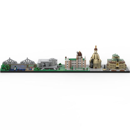 Dresden Germany Skyline MOC Architecture Building Kit - 1