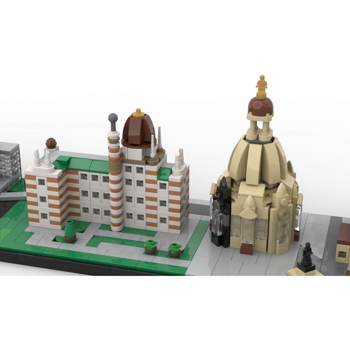 Dresden Skyline Building Kit | LEGO-Compatible MOC - 4