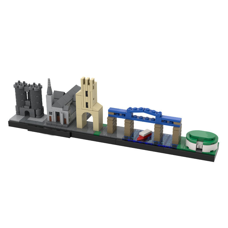 Drogheda Skyline Building Kit | Ireland | Compatible MOC - 3