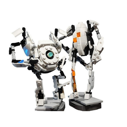Dual Companion Test Robot Mech Duo MOC Building Kit | Mecha Model - 2