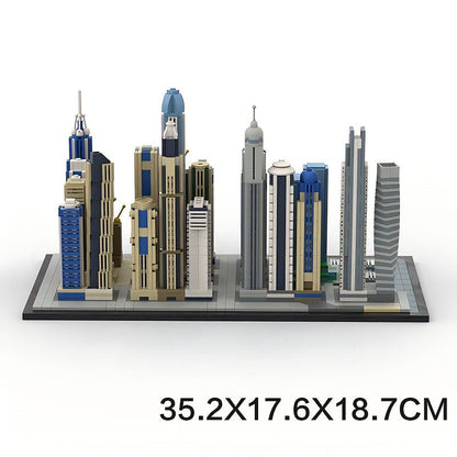 Dubai Marina Skyline Building Kit | LEGO-Compatible MOC - 5