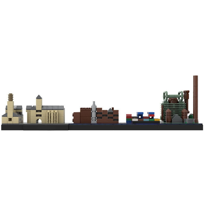 Duisburg Ruhrgebiet Skyline MOC Architecture Building Kit - 3