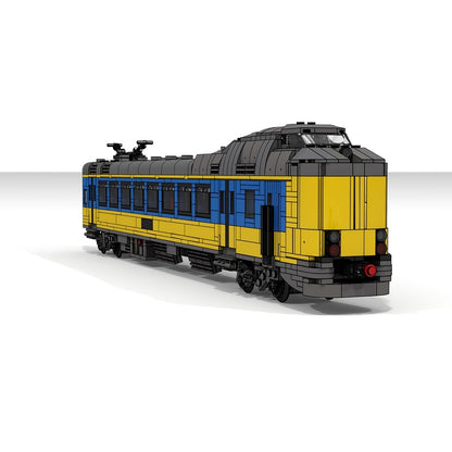 Dutch Intercity Headwalker Train MOC Building Kit - 2