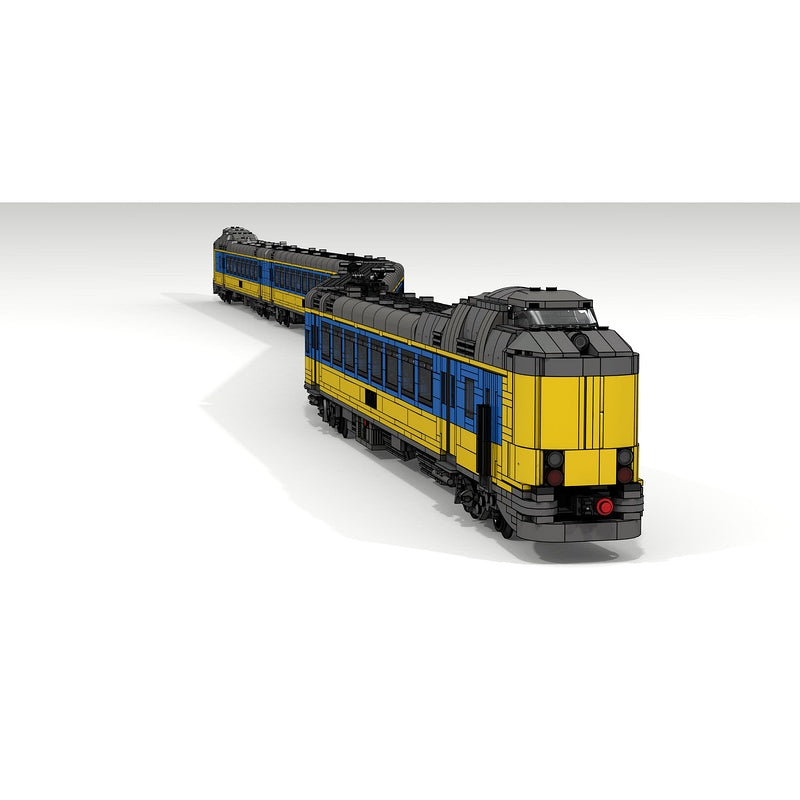 Dutch Intercity Headwalker Train MOC Building Kit - 5