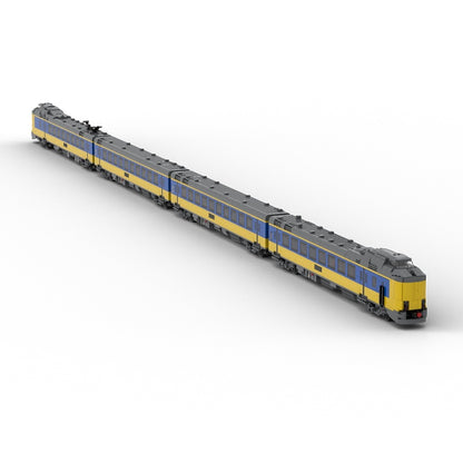 Dutch Intercity Headwalker Train MOC Building Kit - 6