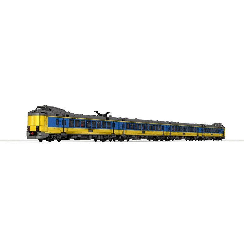 Dutch Intercity Headwalker Train MOC Building Kit - 7