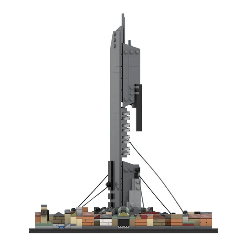 Dystopian City Skyline Building Kit | LEGO-Compatible MOC - 4