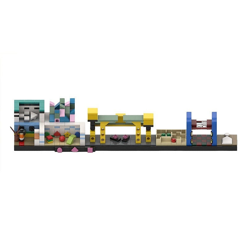 Dystopian Survival Skyline MOC Building Kit | Apocalyptic City Tower Set - 1