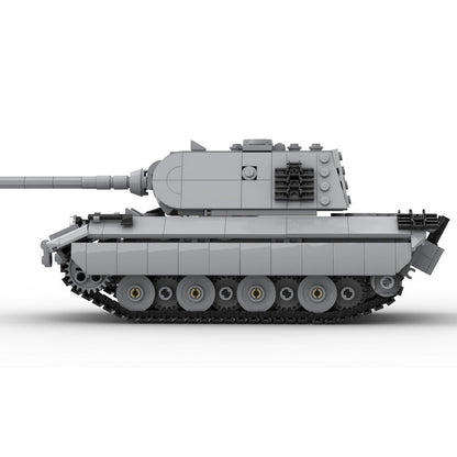 E-100 Super Heavy Tank MOC Building Kit | WWII Military Display Model - 2