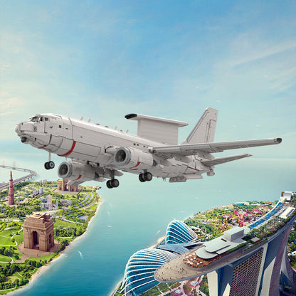 E-7 Wedgetail Military Aircraft Building Kit | LEGO-Compatible MOC - 2